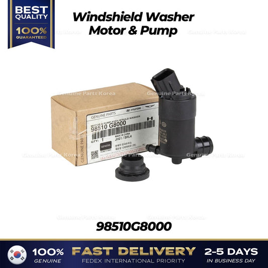 Genuine Windshield Washer Motor & Pump 98510G8000 for Kia Rio