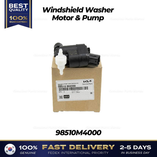Genuine Windshield Washer Motor & Pump 98510M4000 for Hyundai Tucson