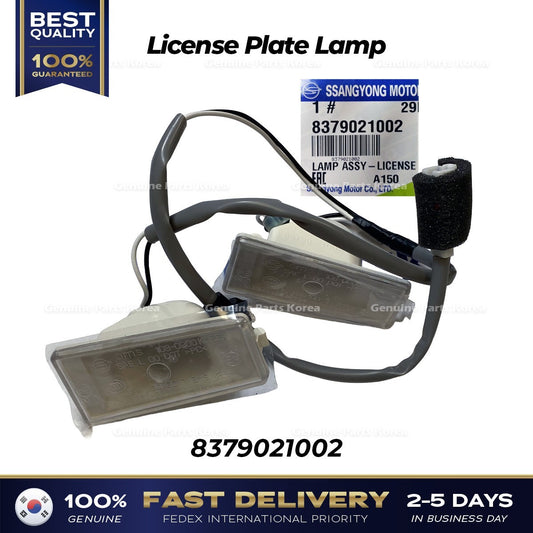 Genuine License Plate Lamp 8379021002 for Ssangyong Korando Turismo