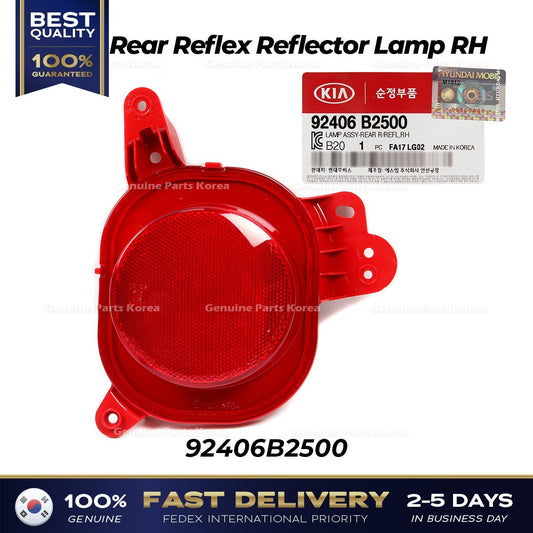 Genuine Rear Reflex Reflector Lamp RH 92406B2500 for Kia Soul