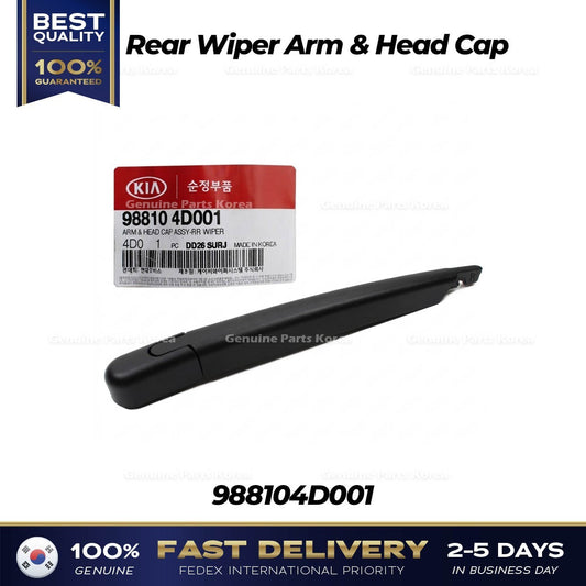 Genuine Rear Wiper Arm & Head Cap 988104D001 for Kia Sedona