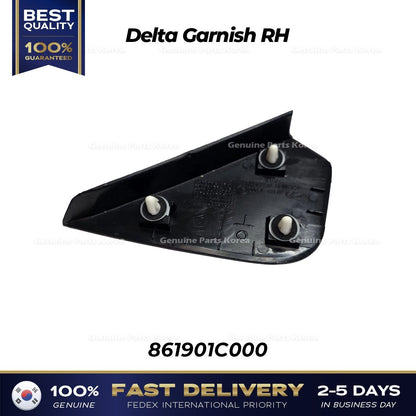 Genuine Delta Garnish RH 861901C000 for Hyundai Getz