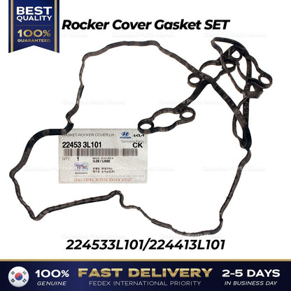 Genuine Rocker Cover Gasket SET 224533L101 224413L101 for Hyundai Genesis Kia
