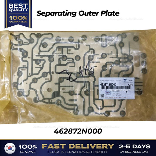 Genuine Separating Outer Plate 462872N000 for Hyundai Elantra N Kona N