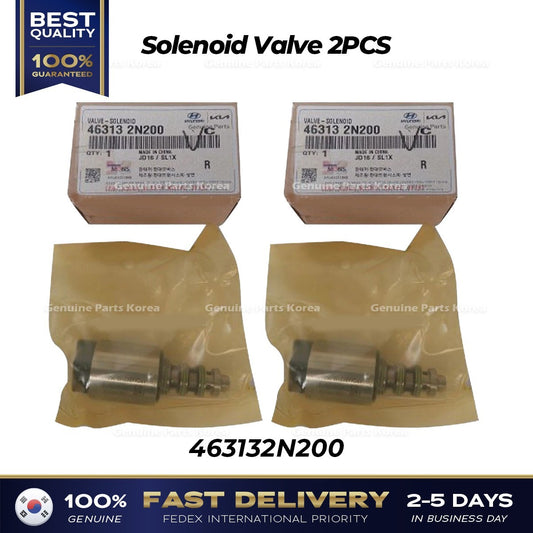Genuine Solenoid Valve 2PCS 463132N200 for Hyundai Elantra N Kona N Kia K5