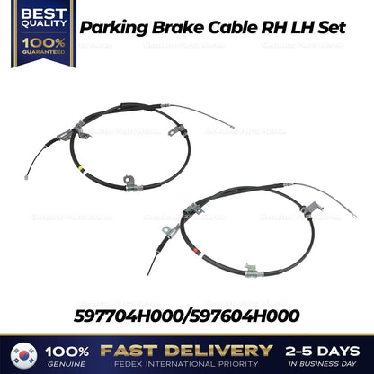 Genuine  Parking Brake Cable RH LH Set for Hyundai H-1