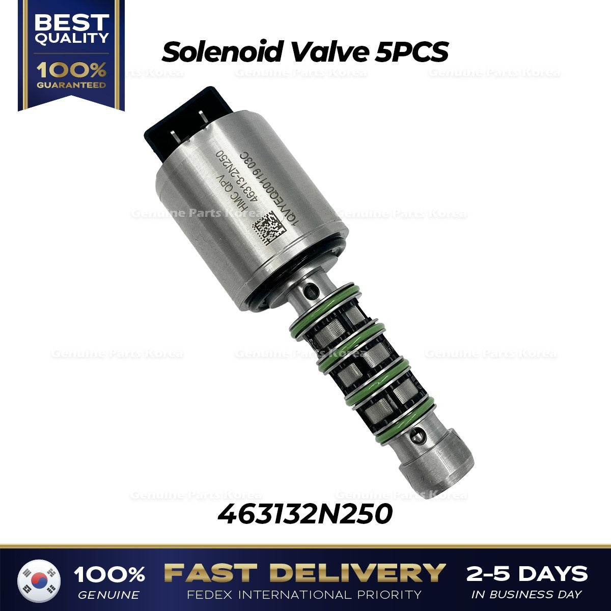 Genuine Solenoid Valve 5PCS 463132N250 for Hyundai Elantra N Kona N Kia K5