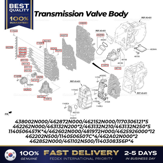 Genuine Transmission Valve Body for Hyundai Santa Fe 2020