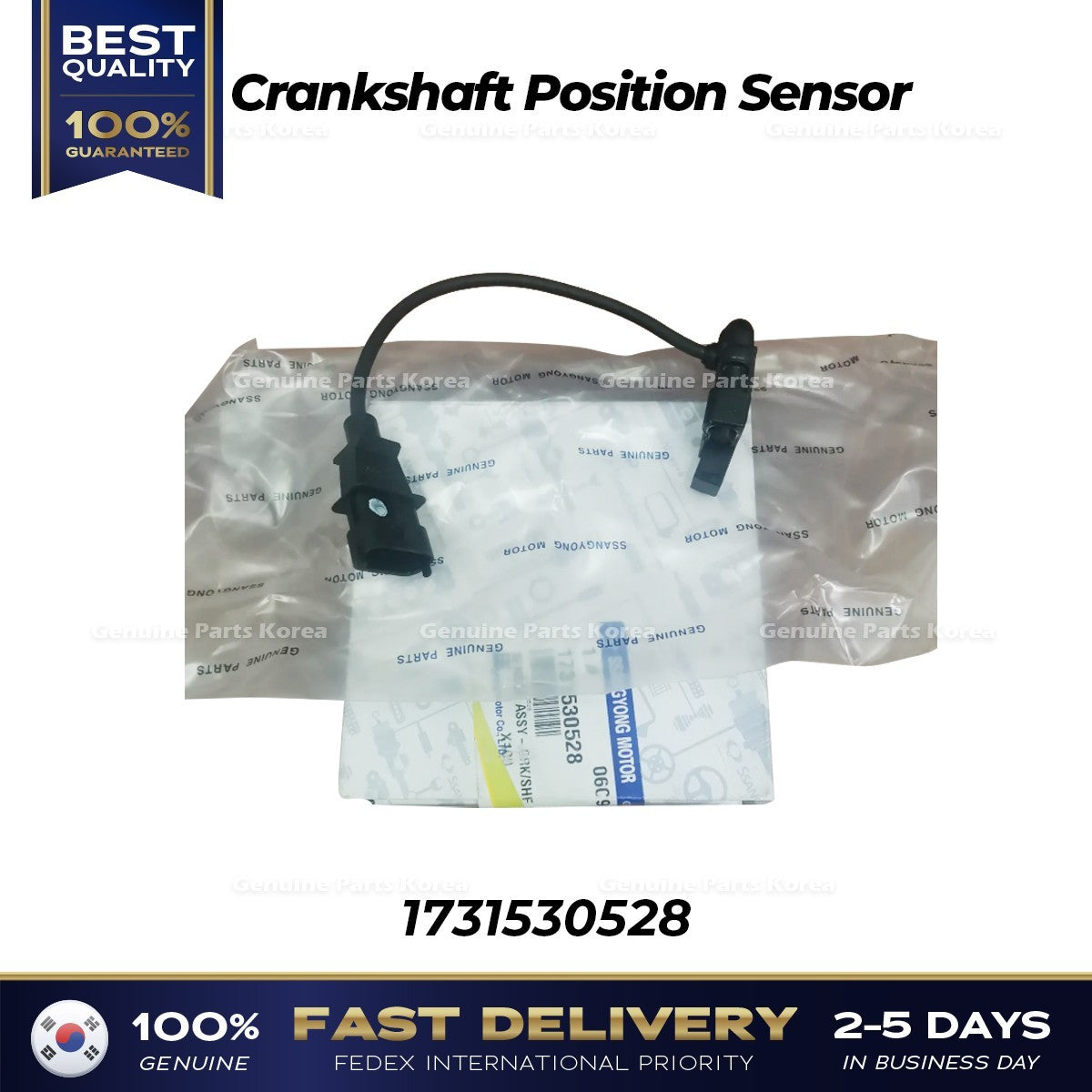 Genuine Crankshaft Position Sensor 1731530528 for Ssangyong Tivoli