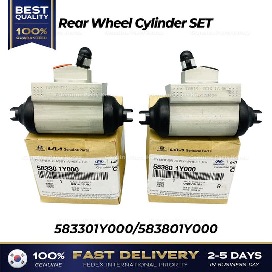 Genuine Rear Wheel Cylinder SET 583301Y000 583801Y000 for Kia Picanto