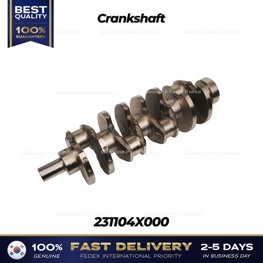 Genuine Crankshaft 231104X000 for Hyundai Terracan