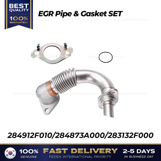 Genuine EGR Pipe & Gasket SET 284912F010 for Hyundai Tucson Kia Sorento