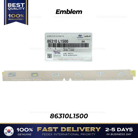 Genuine Emblem 86310L1500 for Hyundai Sonata