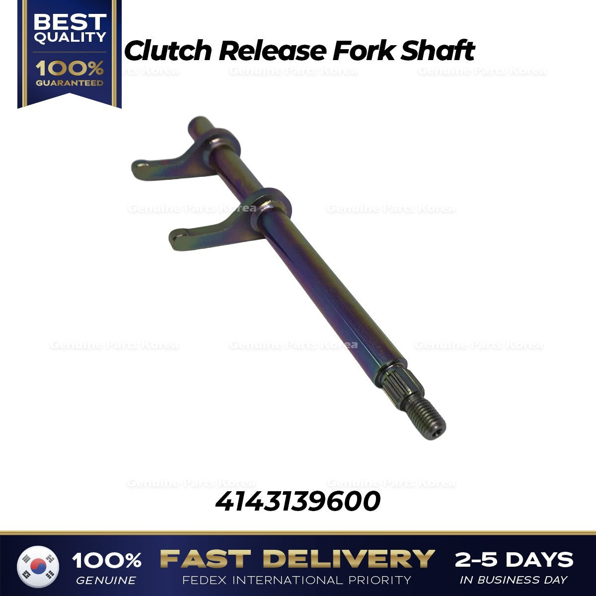 Genuine Clutch Release Fork Shaft 4143139600 for Hyundai Tiburon