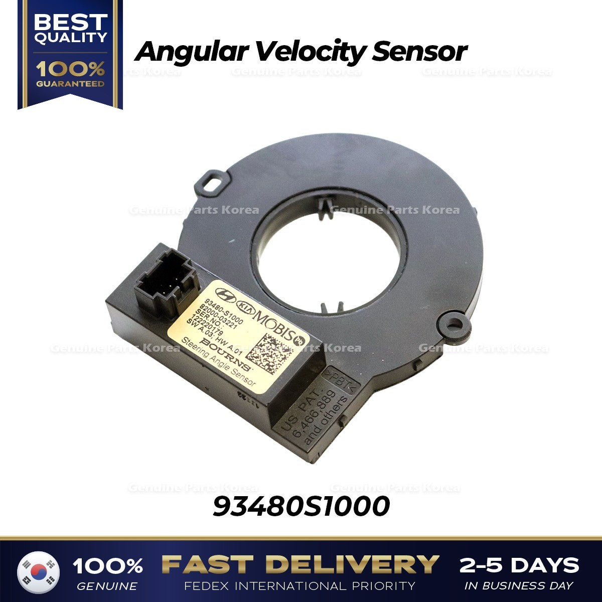 Genuine Angular Velocity Sensor 93480S1000 for Hyundai Genesis G70 Palisade