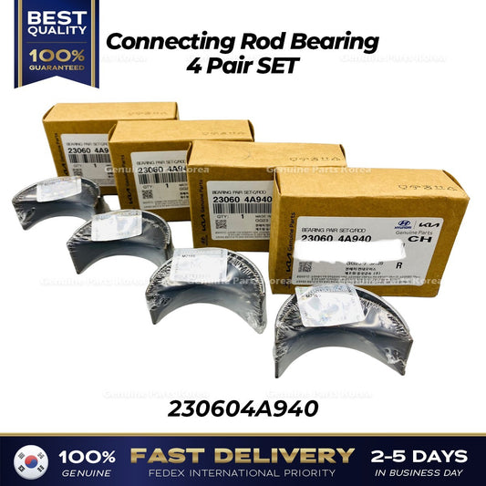 Genuine Connecting Rod Bearing 4 Pair SET 230604A940 for Hyundai H1 H350