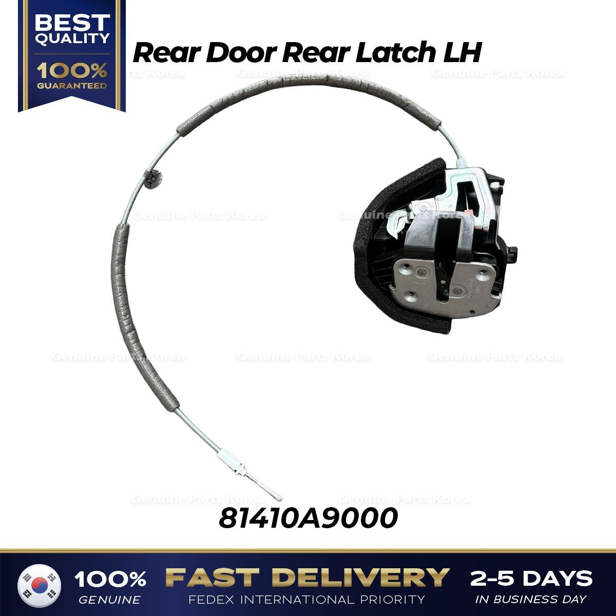 Genuine Rear Door Rear Latch LH 81410A9000 for Kia Sedona