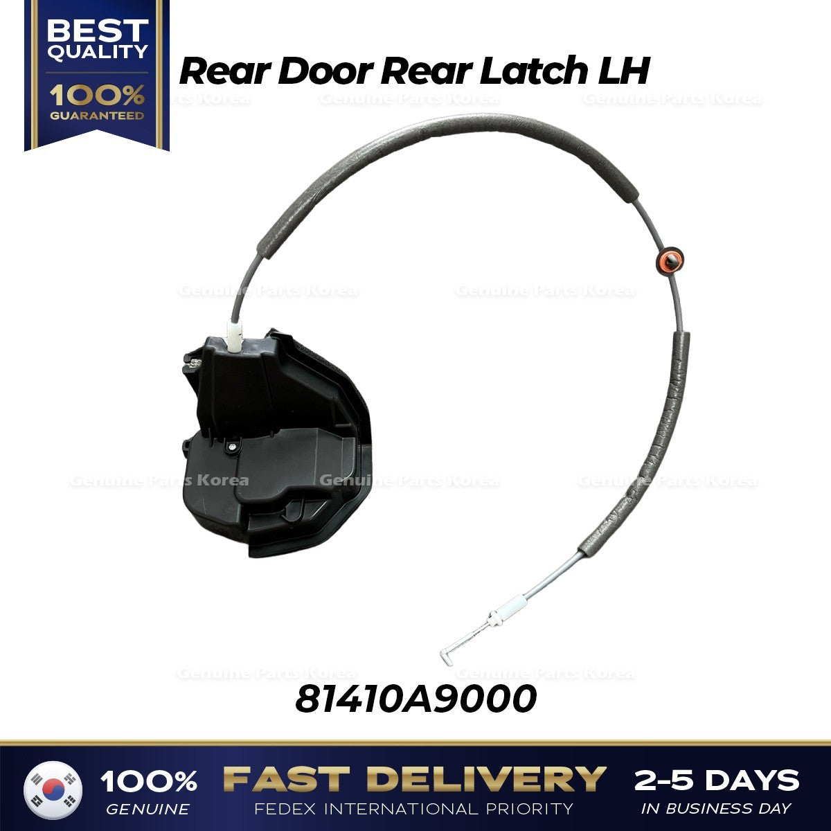 Genuine Rear Door Rear Latch LH 81410A9000 for Kia Sedona