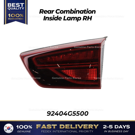 Genuine Rear Combination Inside Lamp RH 92404G5500 for Kia Niro Electric