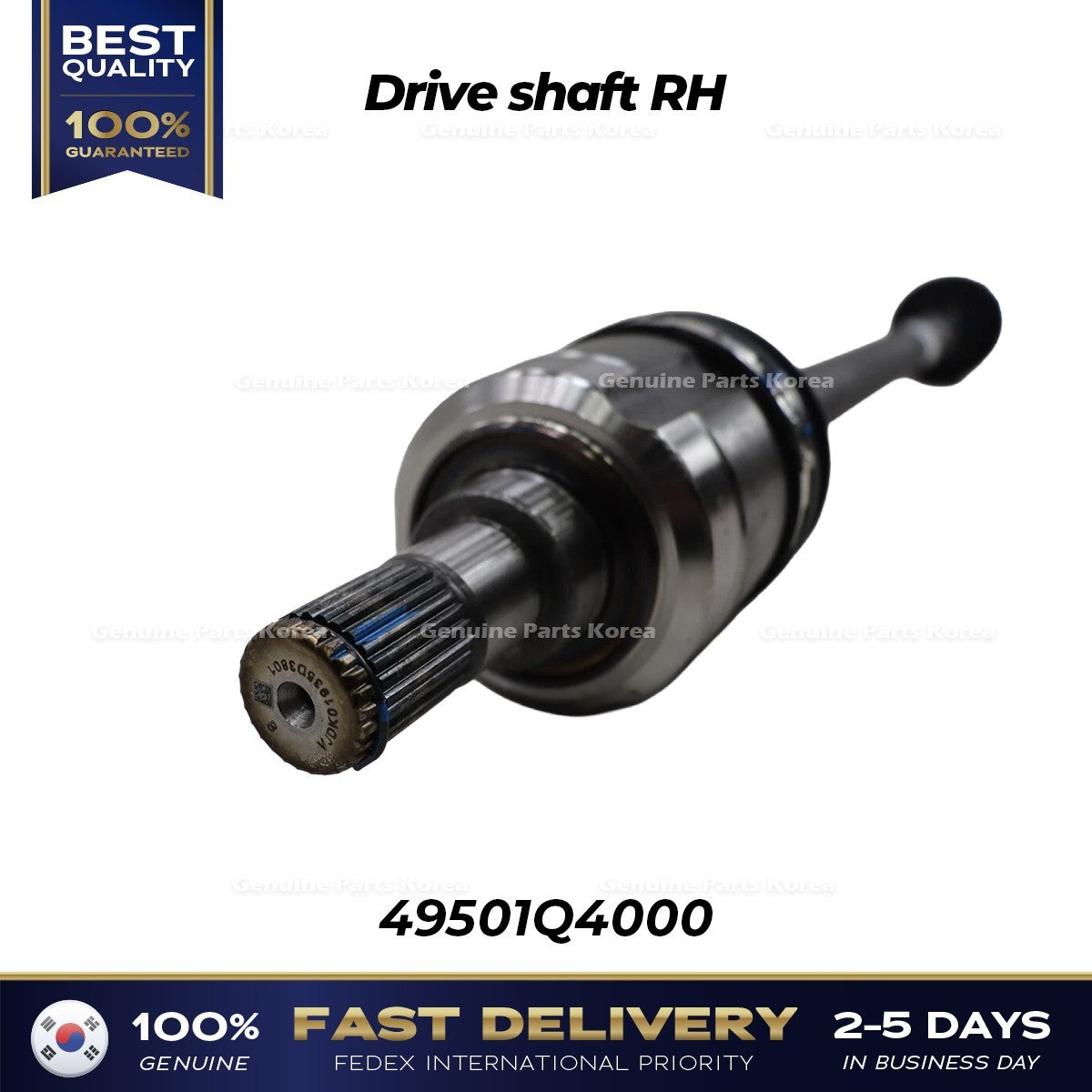 Genuine Drive shaft RH 49501Q4000 for Kia Niro EV