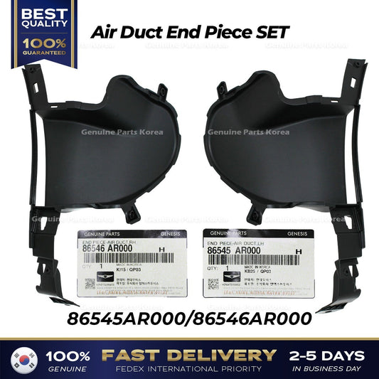 Genuine Air Duct End Piece SET 86545AR000 86546AR000 for Hyundai Genesis GV70