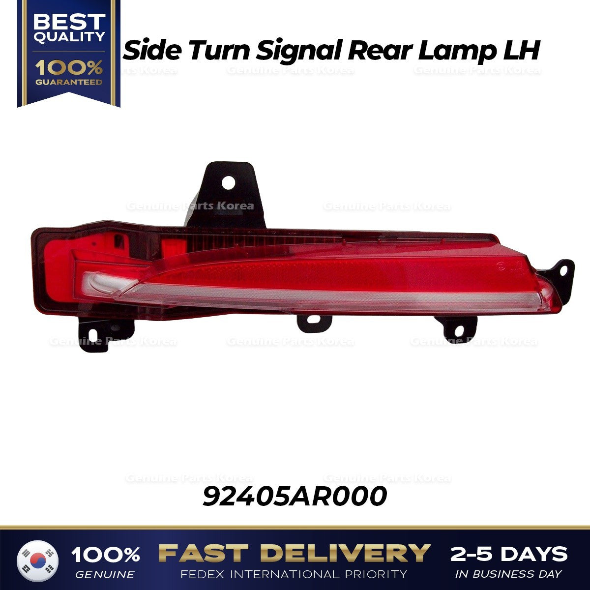 Genuine Side Turn Signal Rear Lamp LH 92405AR000 for Hyundai Genesis GV70