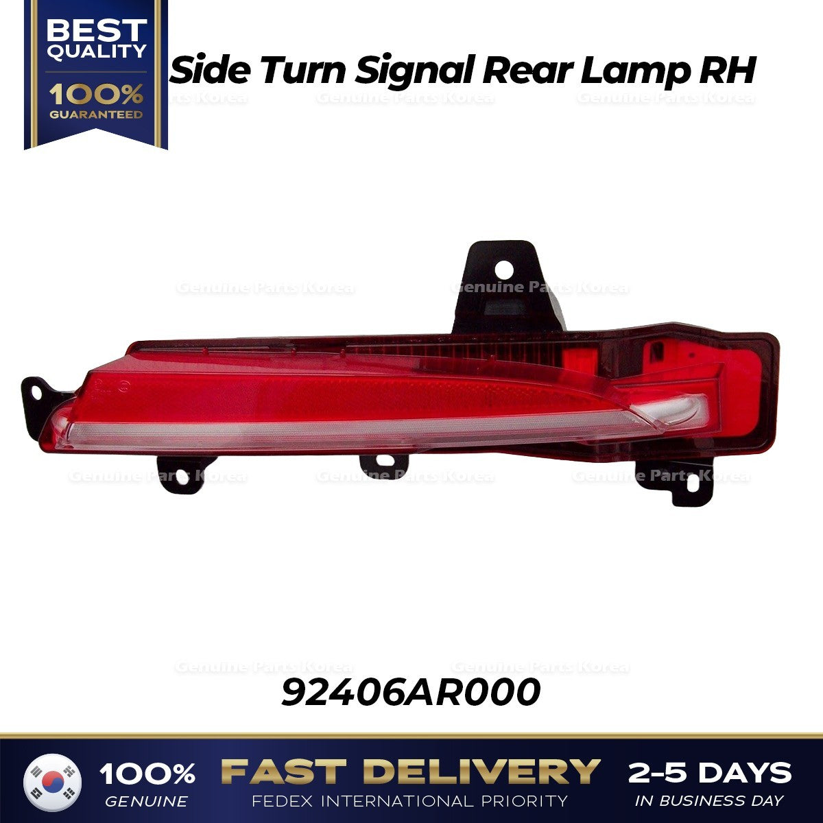 Genuine Side Turn Signal Rear Lamp RH 92406AR000 for Hyundai Genesis GV70