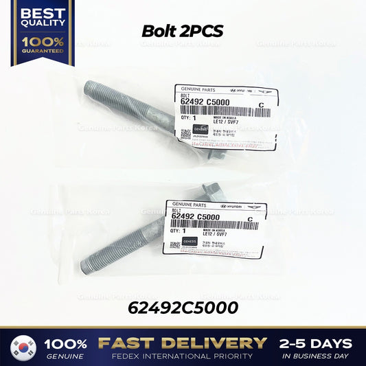 Genuine Bolt 2PCS 62492C5000 for Hyundai Kona Santa Fe Kia Sorento