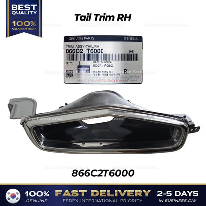 Genuine Tail Trim RH 866C2T6000 for Hyundai Genesis GV80