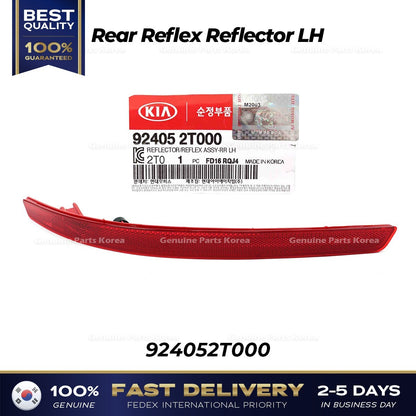 Genuine Rear Reflex Reflector LH 924052T000 for Kia Optima