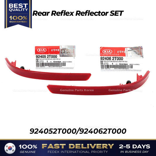 Genuine Rear Reflex Reflector SET 924052T000 924062T000 for Kia Optima