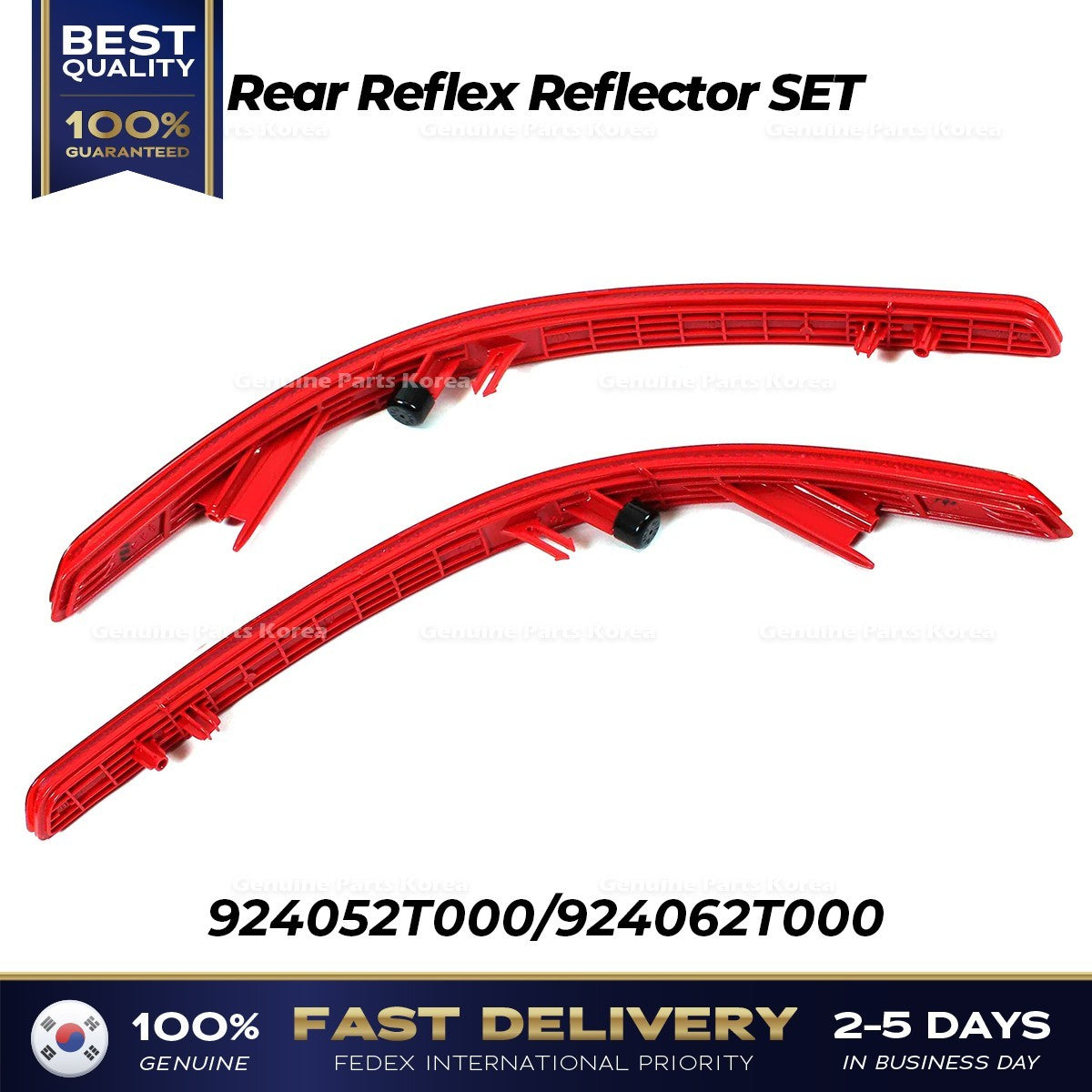 Genuine Rear Reflex Reflector SET 924052T000 924062T000 for Kia Optima