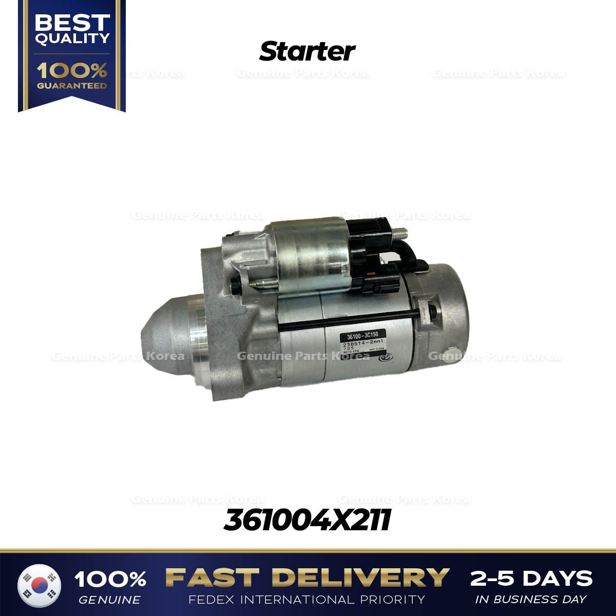 Genuine Starter 361004X211 for Kia Bongo III