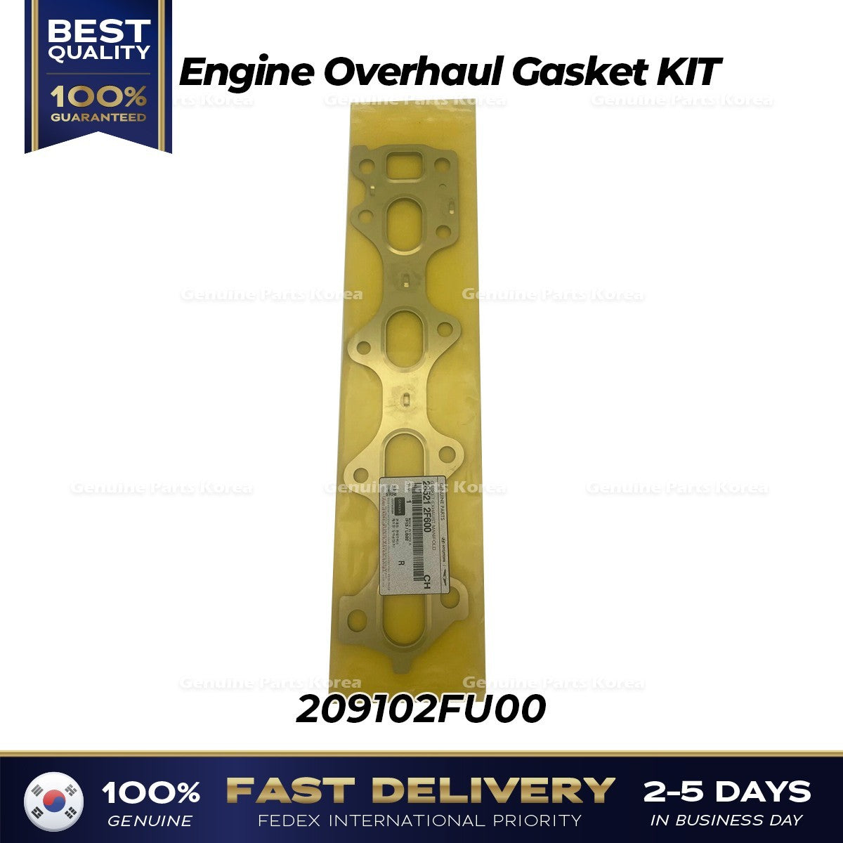 Genuine Engine Overhaul Gasket KIT 209102FU00 for Hyundai Tucson