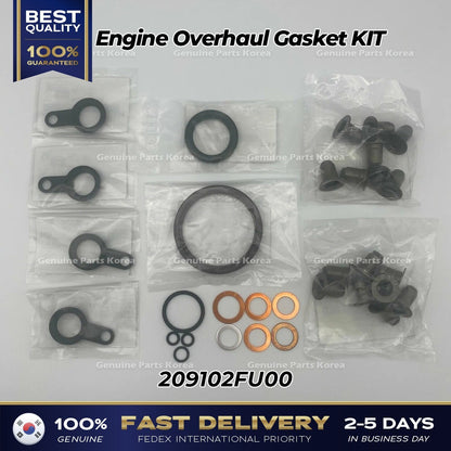 Genuine Engine Overhaul Gasket KIT 209102FU00 for Hyundai Tucson