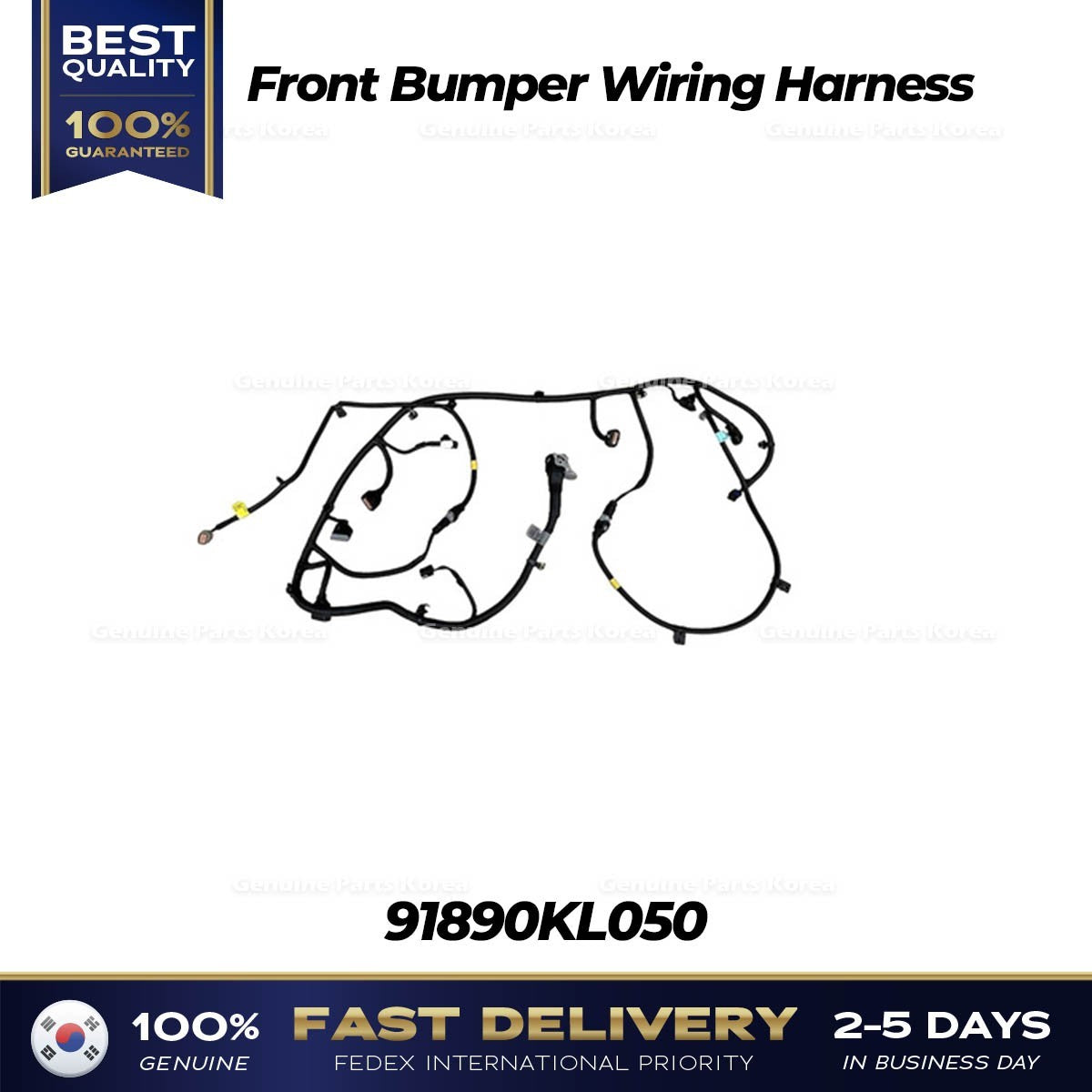 Genuine Front Bumper Wiring Harness 91890KL050 for Hyundai Ioniq 6