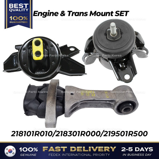 Genuine Engine & Trans Mount SET 218101R010 218301R000 219501R500 for Accent