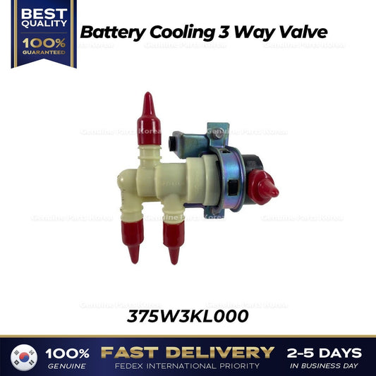 Genuine Battery Cooling 3 Way Valve 375W3KL000 for Hyundai Ioniq 6