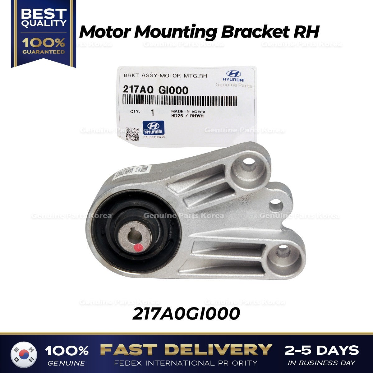 Genuine Motor Mounting Bracket RH 217A0GI000 for Hyundai Ioniq 5 Kia EV6
