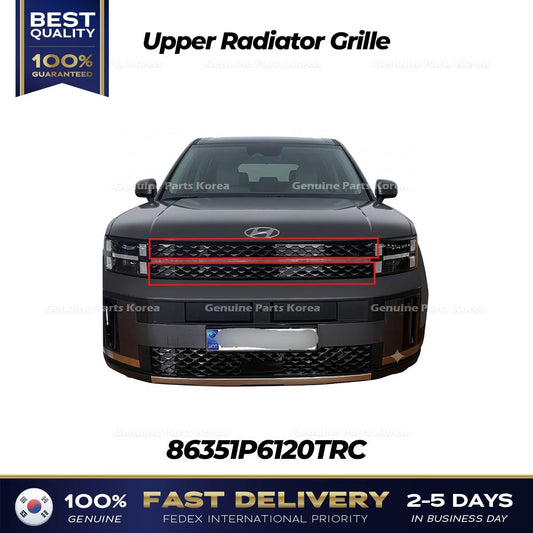 Genuine Upper Radiator Grille 86351P6120TRC for Hyundai Santa Fe