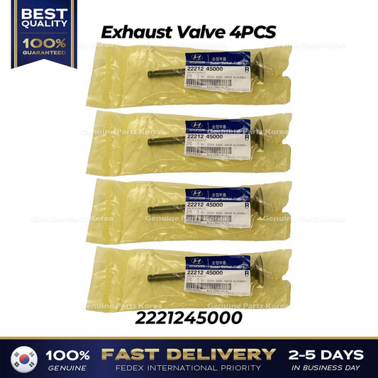 Genuine Exhaust Valve 4PCS 2221245000 for Hyundai E County