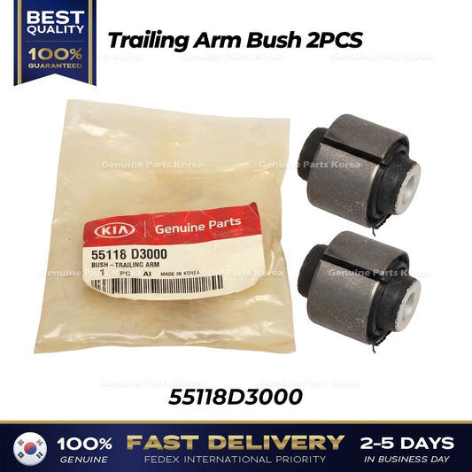 Genuine Trailing Arm Bush 2PCS 55118D3000 for Hyundai Tucson Kia Sportage