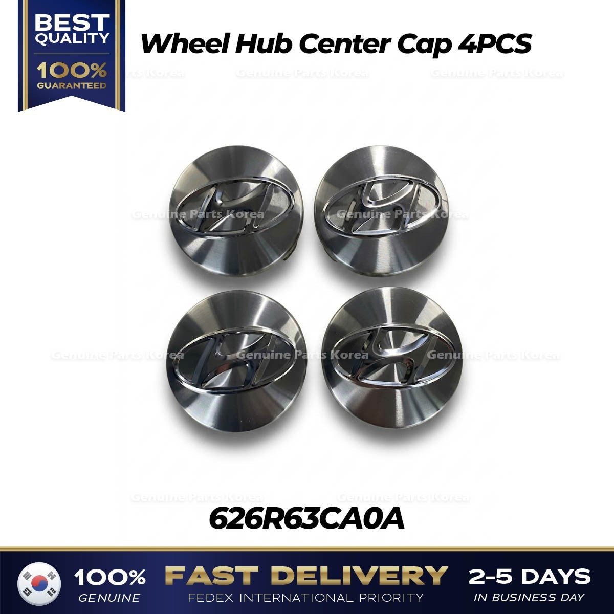 Genuine Wheel Hub Center Cap 4PCS 52960D3100 for Hyundai Sonata