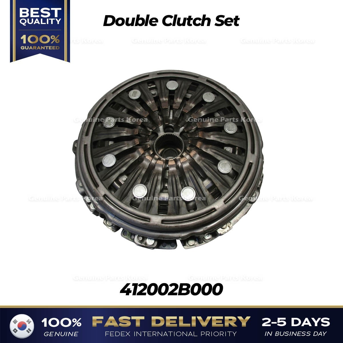 Genuine Double Clutch Set 412002B000 for Hyundai Ioniq
