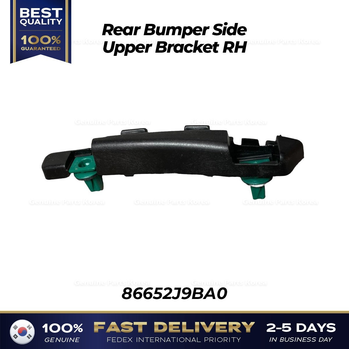 Genuine Rear Bumper Side Upper Bracket RH 86652J9BA0 for Hyundai Kona