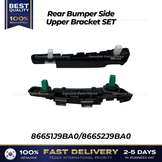 Genuine Rear Bumper Side Upper Bracket SET 86651J9BA0 86652J9BA0 for Kona