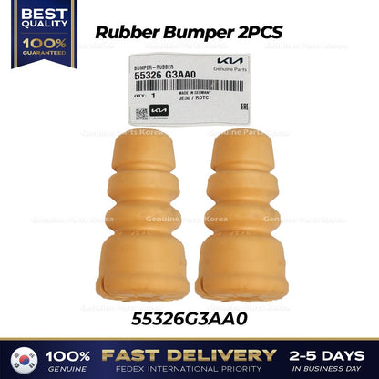 Genuine Rubber Bumper 2PCS 55326G3AA0 for Hyundai Elantra Kia Forte