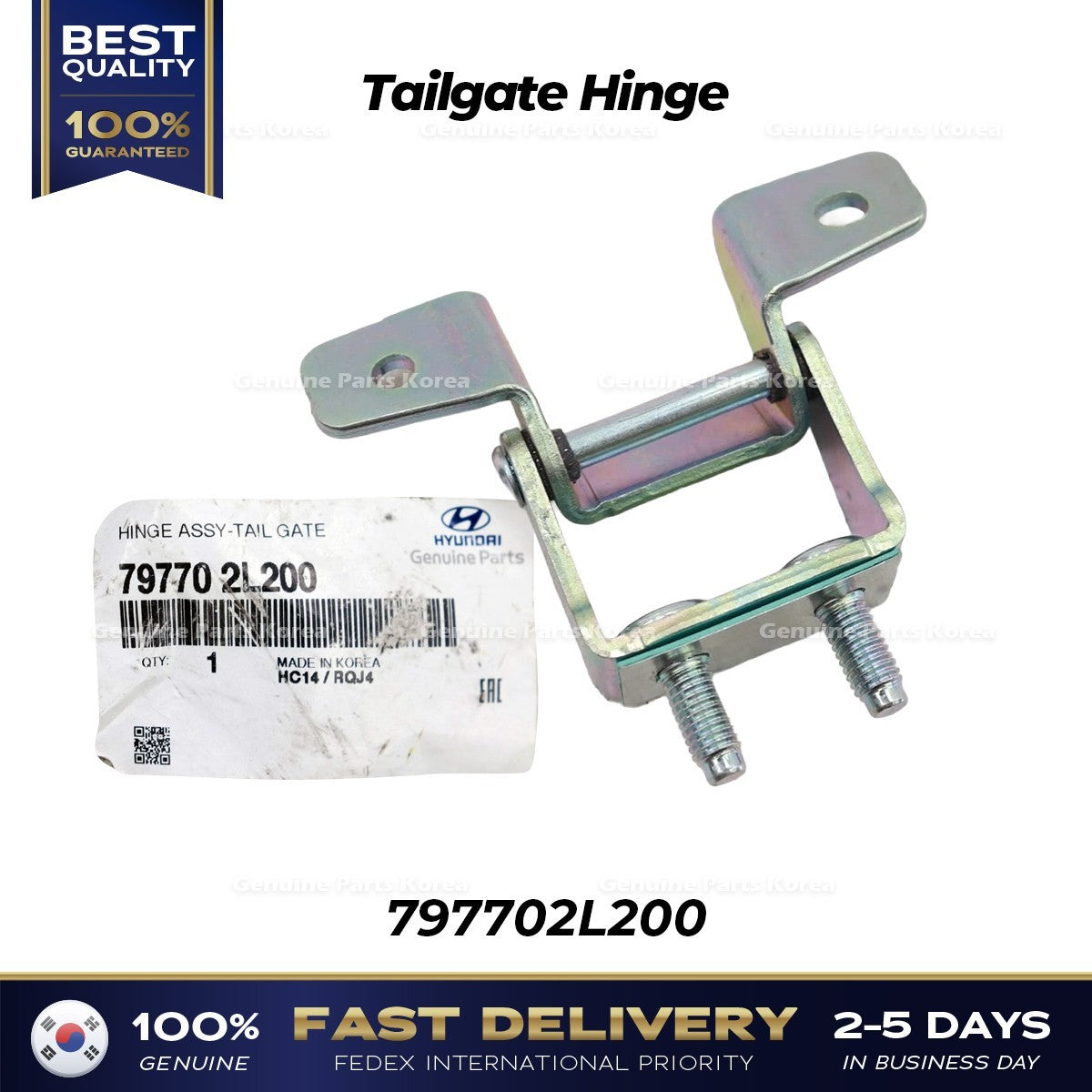 Genuine Tailgate Hinge 797702L200 for Hyundai Kona Kia Forte Niro