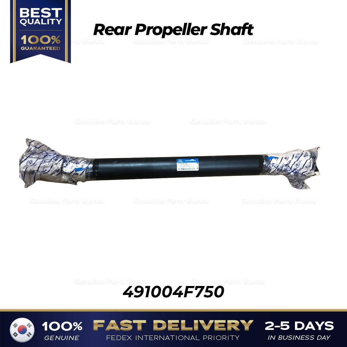 Genuine Rear Propeller Shaft 491004F750 for Hyundai Porter II