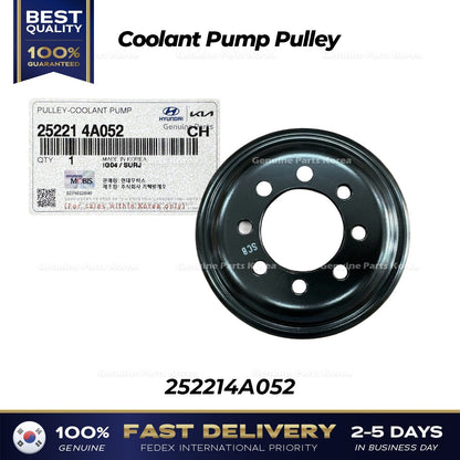 Genuine Coolant Pump Pulley 252214A052 for Hyundai Solati Mighty H100